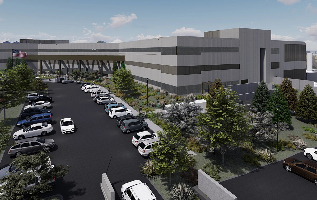 Rendering of the exterior of FDA laboratory building