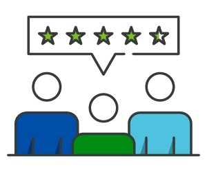 Client satisfaction icon
